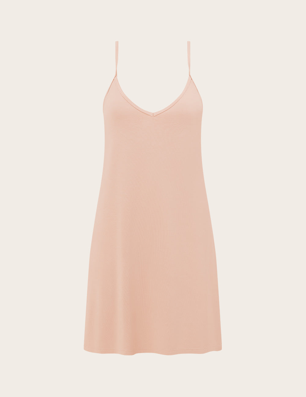 Camisola de capa base con escote en V - Almendra