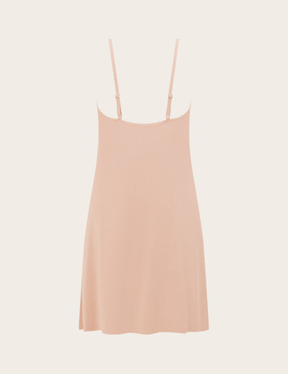 Camisola de capa base con escote en V - Almendra