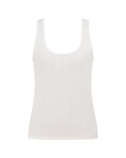 Camiseta de tirantes Lounge - Blanco tiza