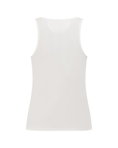 Camiseta de tirantes Lounge - Blanco tiza