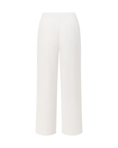 Pantalones de estar por casa - Blanco tiza