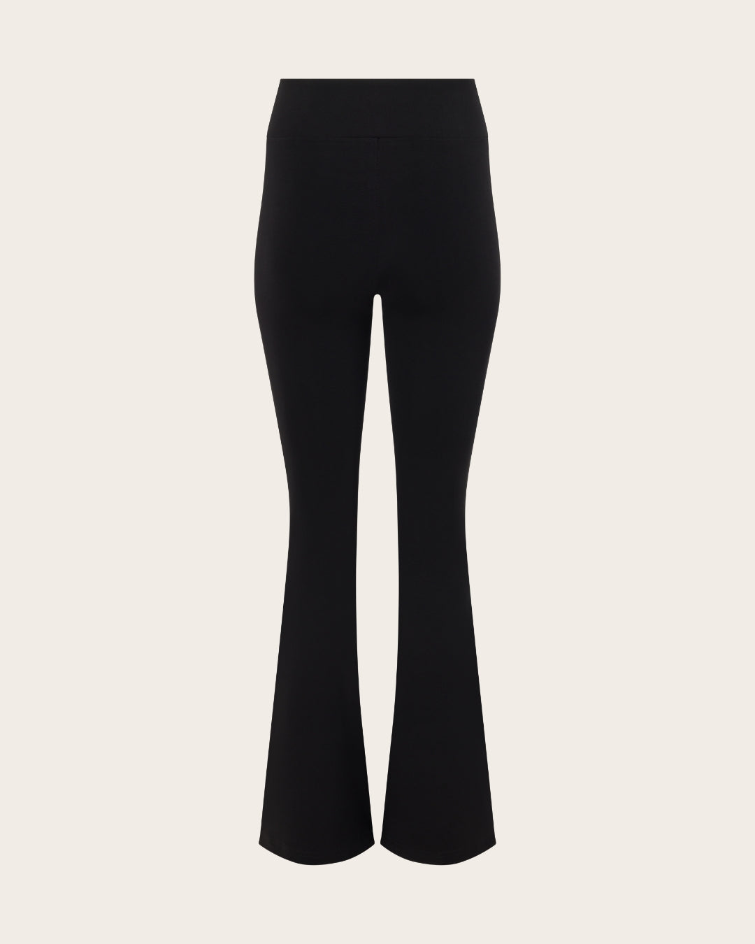 Pantalones acampanados de cintura alta - Regulares - Negros