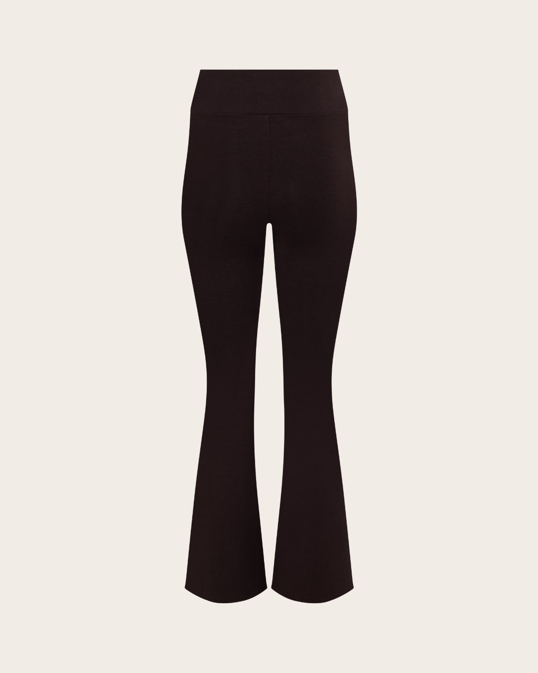 Pantalones acampanados de cintura alta - Cortos - Algarroba