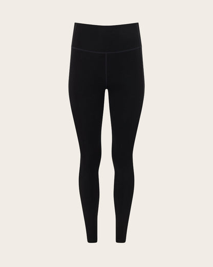Leggings de cintura alta con bolsillo - Negro