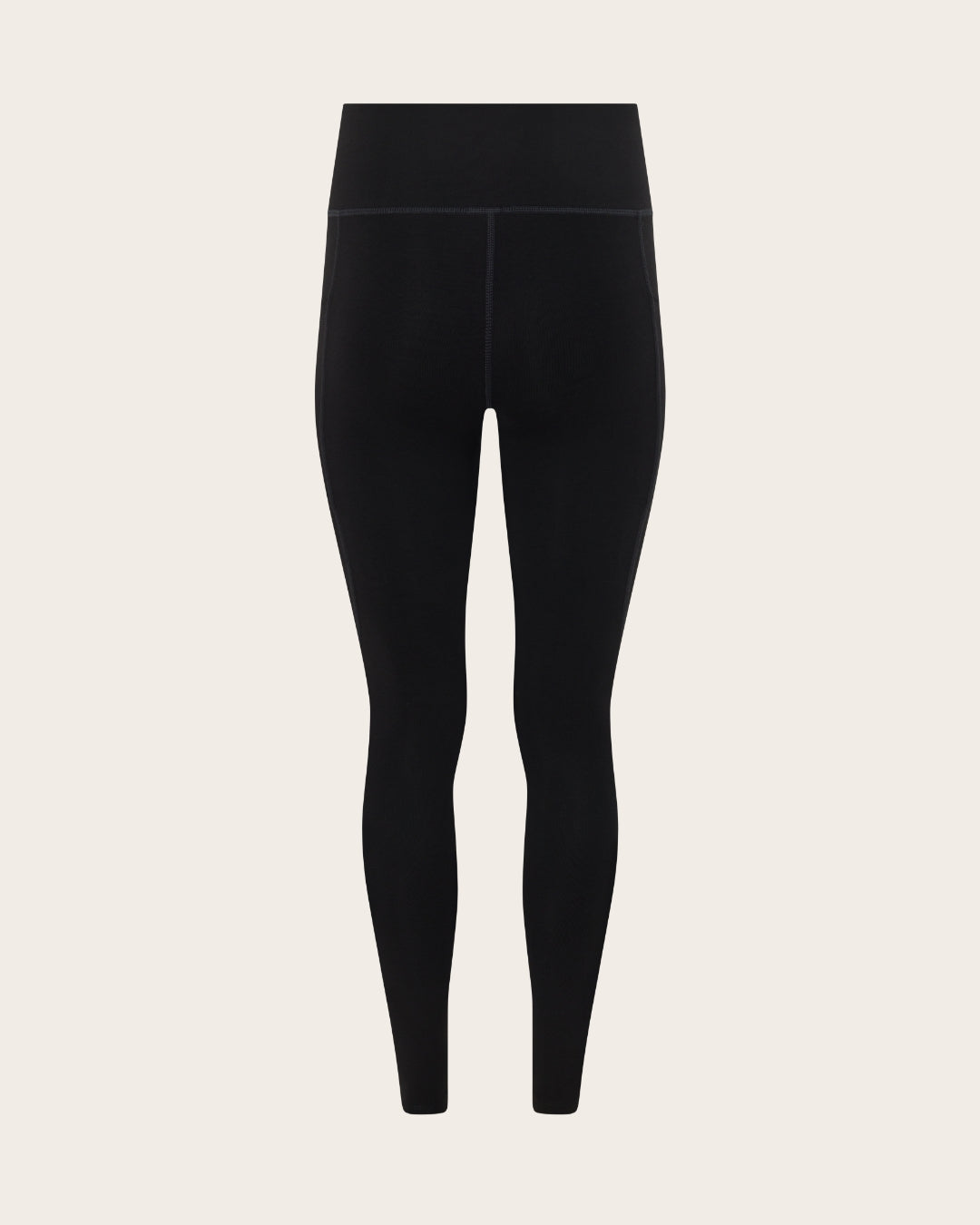 Leggings de cintura alta con bolsillo - Negro
