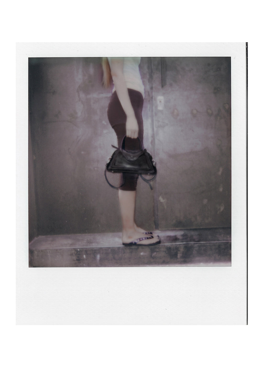 Bolso mini de cuero negro Hilma