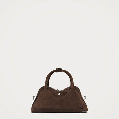 Bolso Hilma Mini de ante marrón