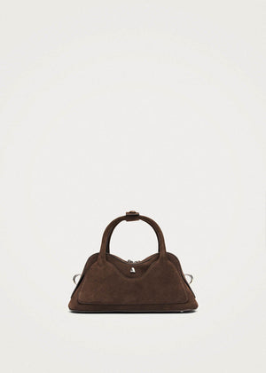 Bolso Hilma Mini de ante marrón