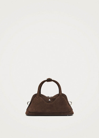 Bolso Hilma Mini de ante marrón