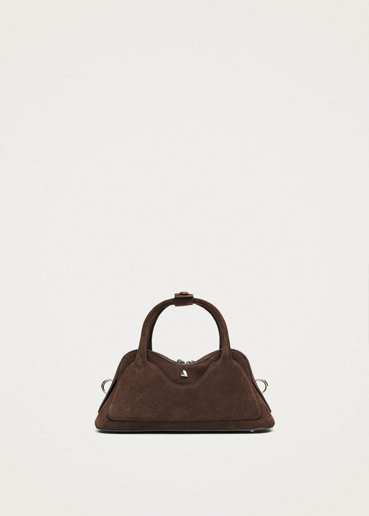Bolso Hilma Mini de ante marrón