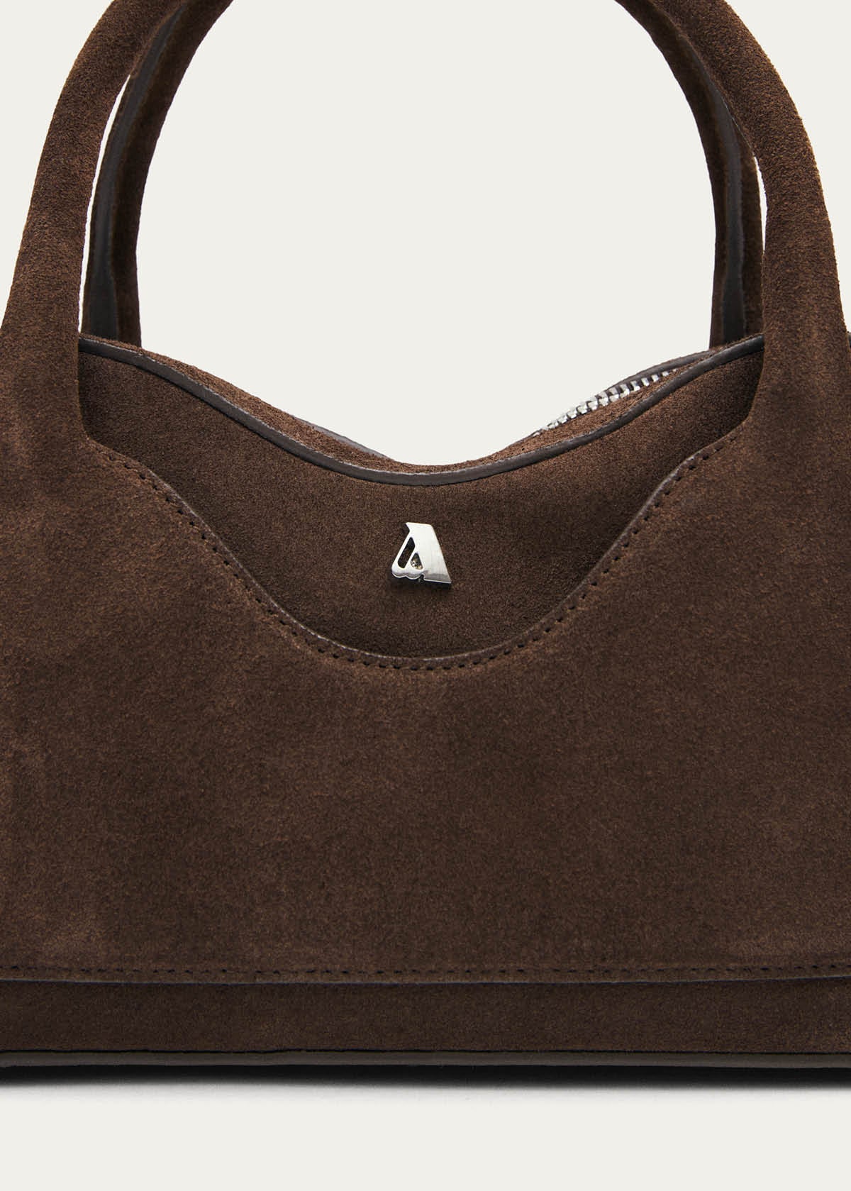 Bolso Hilma Mini de ante marrón