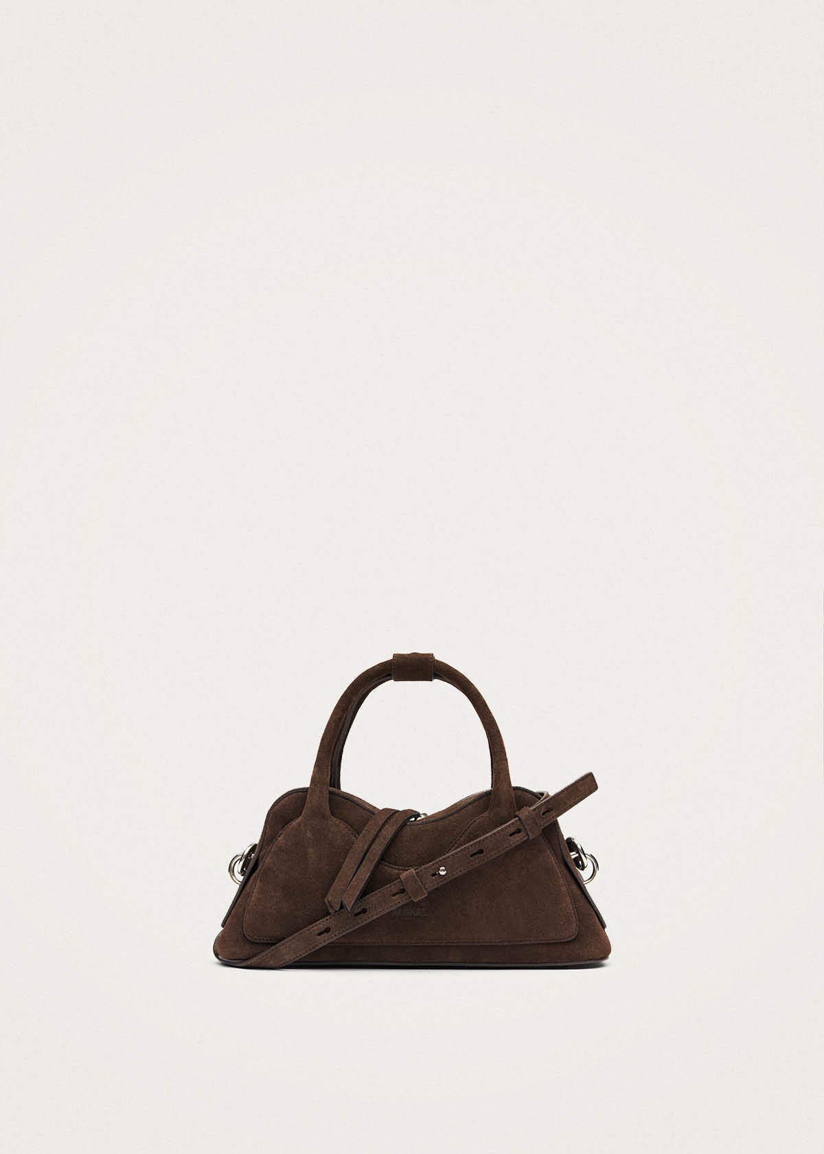 Bolso Hilma Mini de ante marrón
