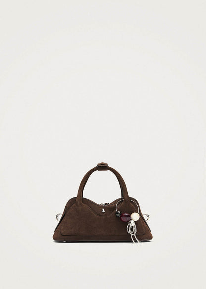 Bolso Hilma Mini de ante marrón