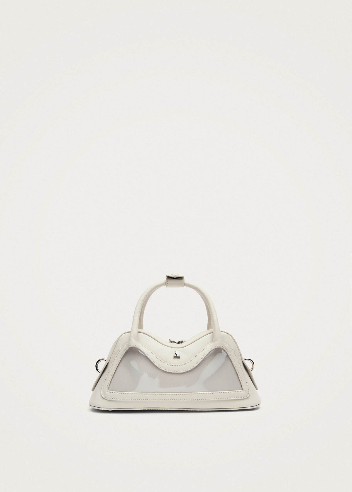 Bolso Hilma Mini de cuero vinílico blanco