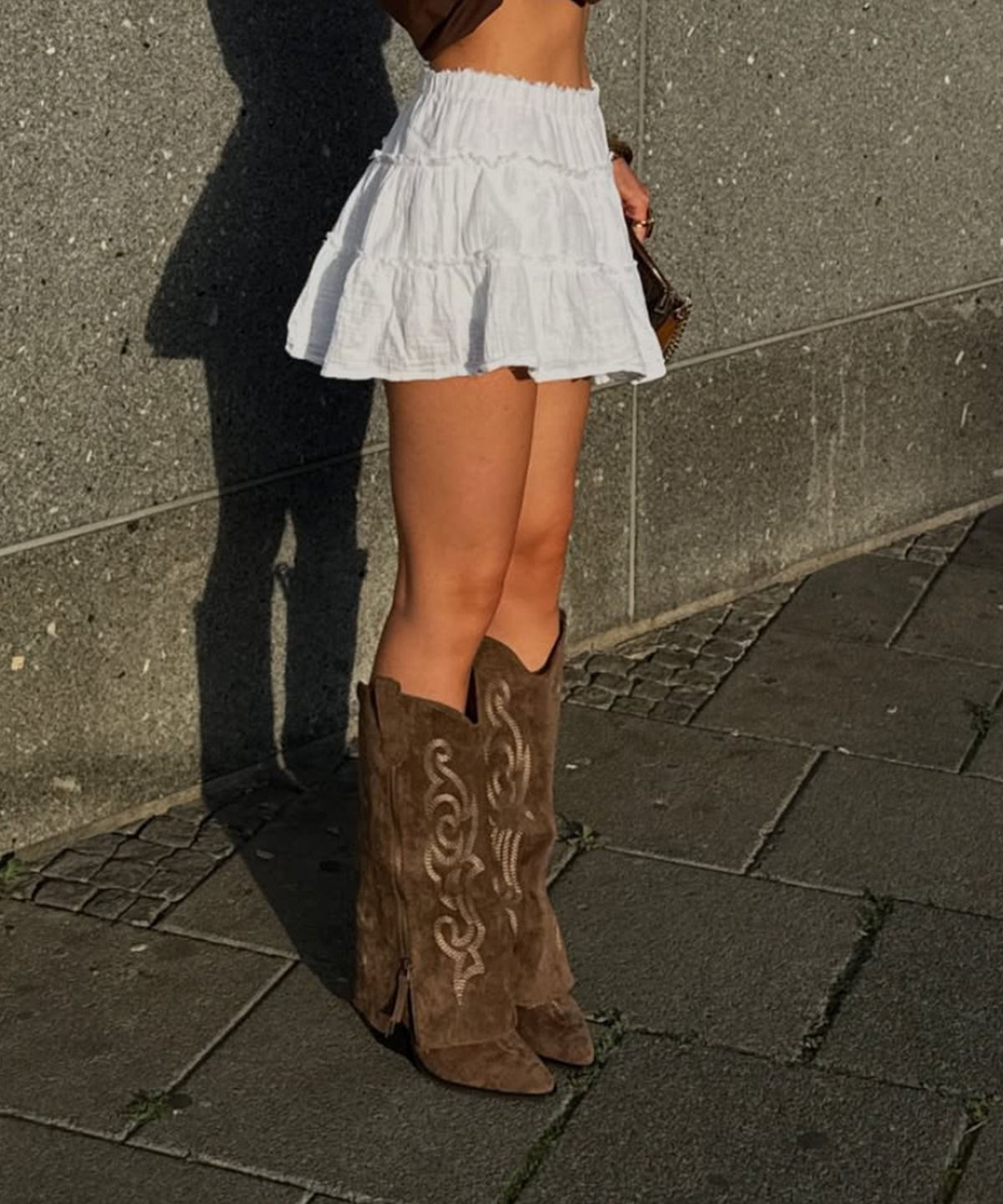 Botas vaqueras Lavinia marrón