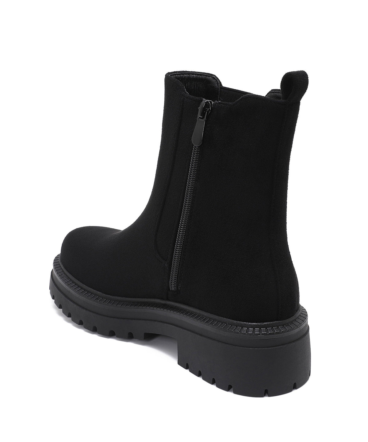 Botines Chelsea de ante Lania negros