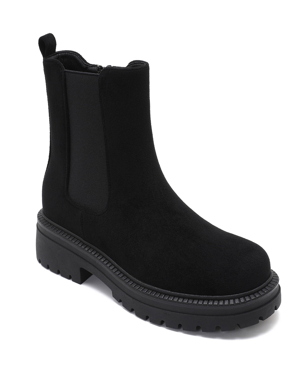 Botines Chelsea de ante Lania negros