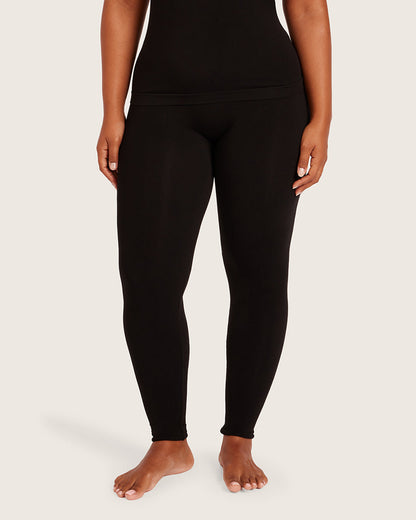Leggings largos de primera capa - Negro