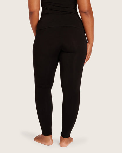 Leggings largos de primera capa - Negro