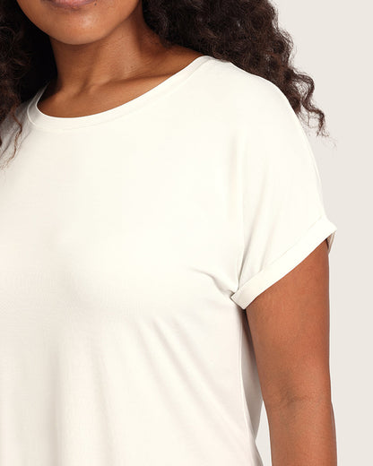 Top de descanso Downtime - Blanco natural