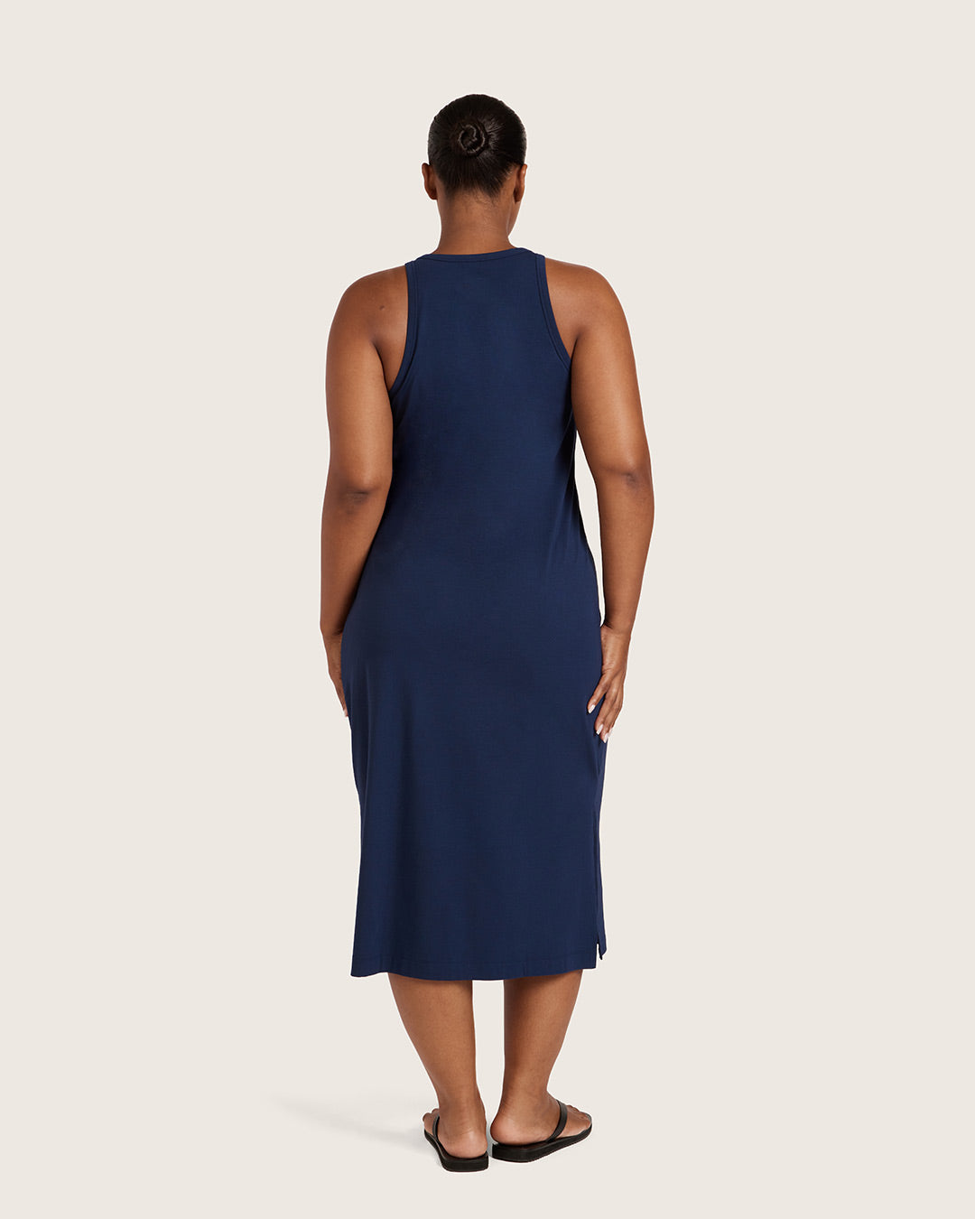 Vestido con espalda de nadador - Azul marino