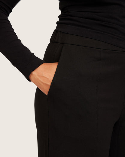 Pantalones de corte relajado - Regular - Negro