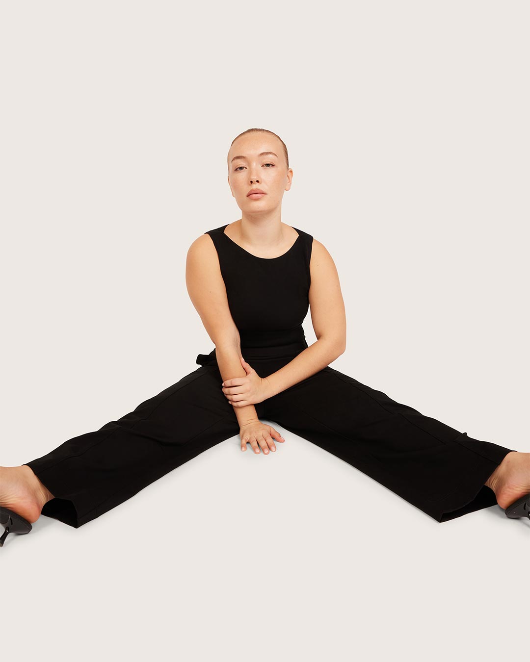 Pantalones de corte relajado - Cortos - Negros
