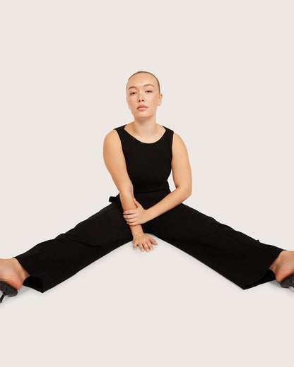 Pantalones de corte relajado - Cortos - Negros