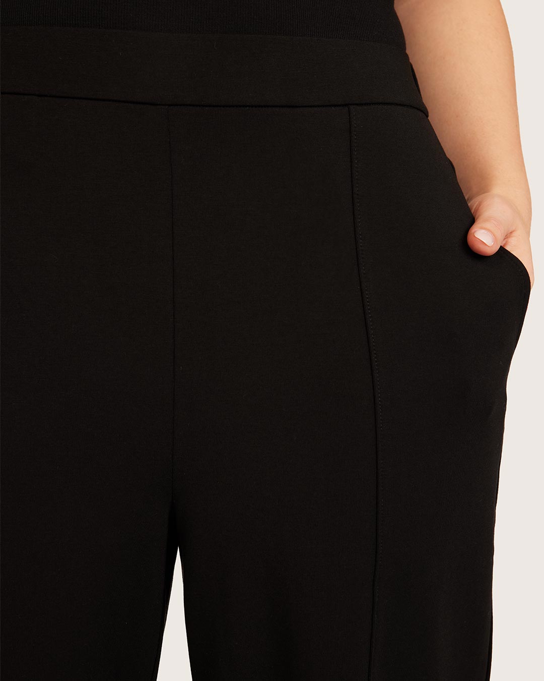 Pantalones de corte relajado - Cortos - Negros
