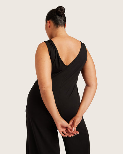 Mono de escote barco - Negro