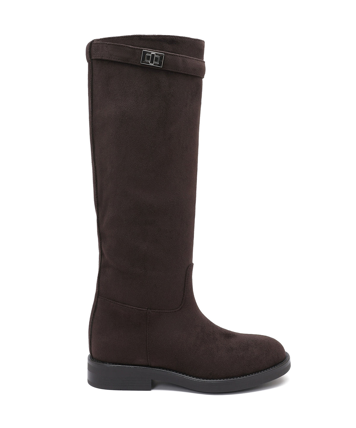 Botas de ante Mila marrón oscuro