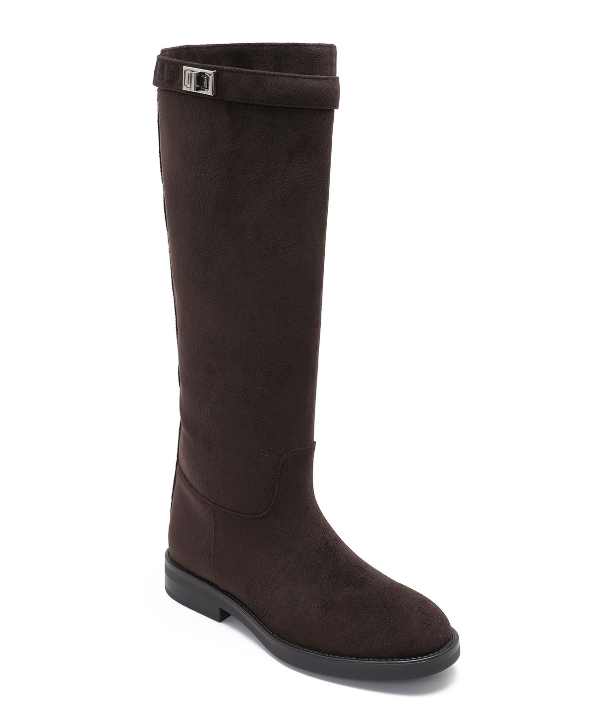 Botas de ante Mila marrón oscuro