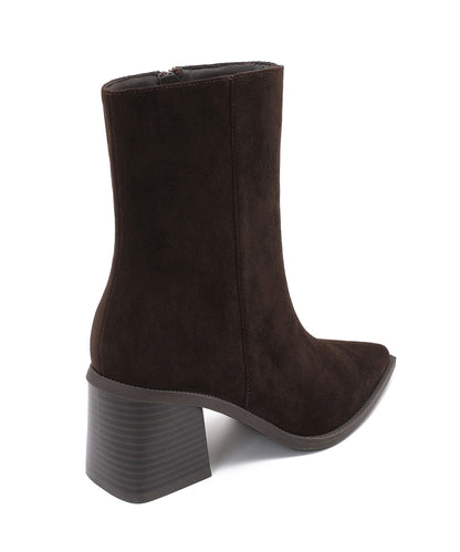 Botines Nela marrón oscuro