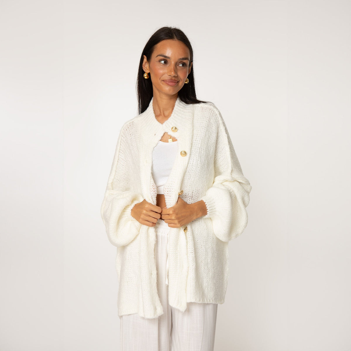 Cardigan Falda