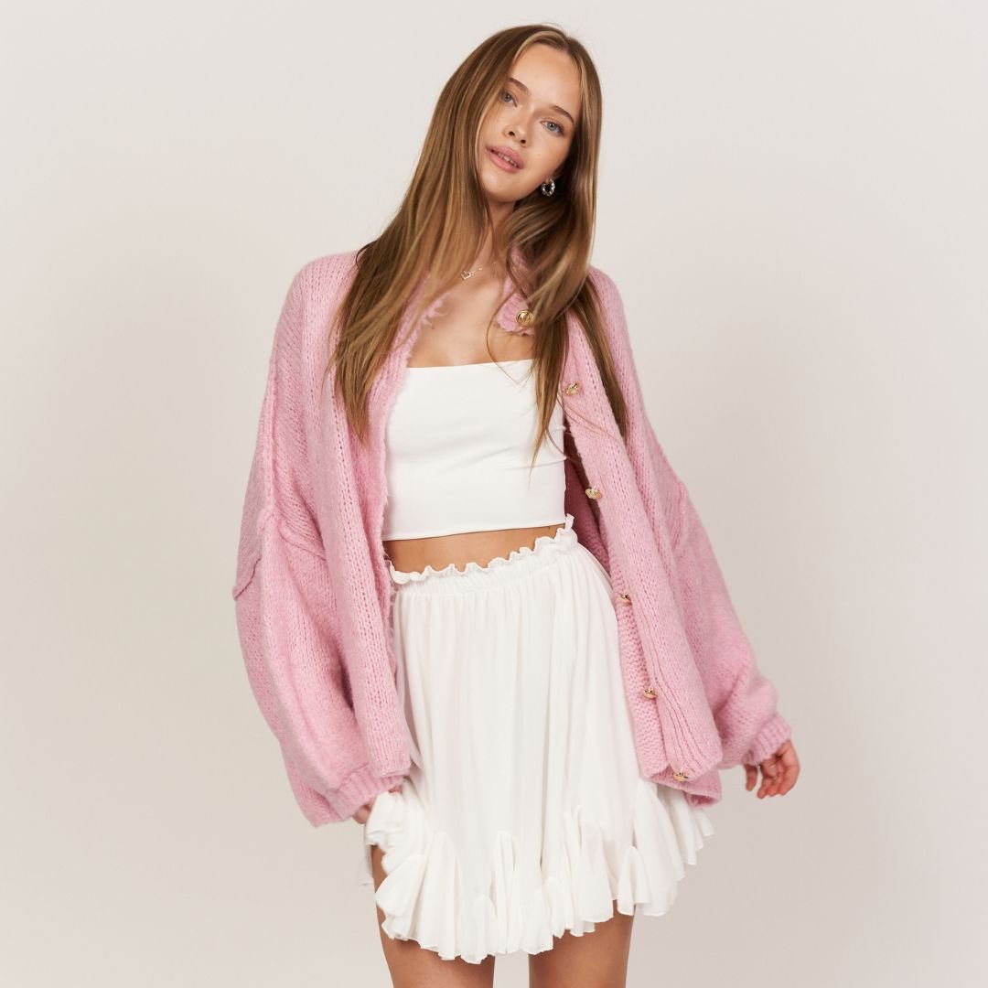 Cardigan Falda