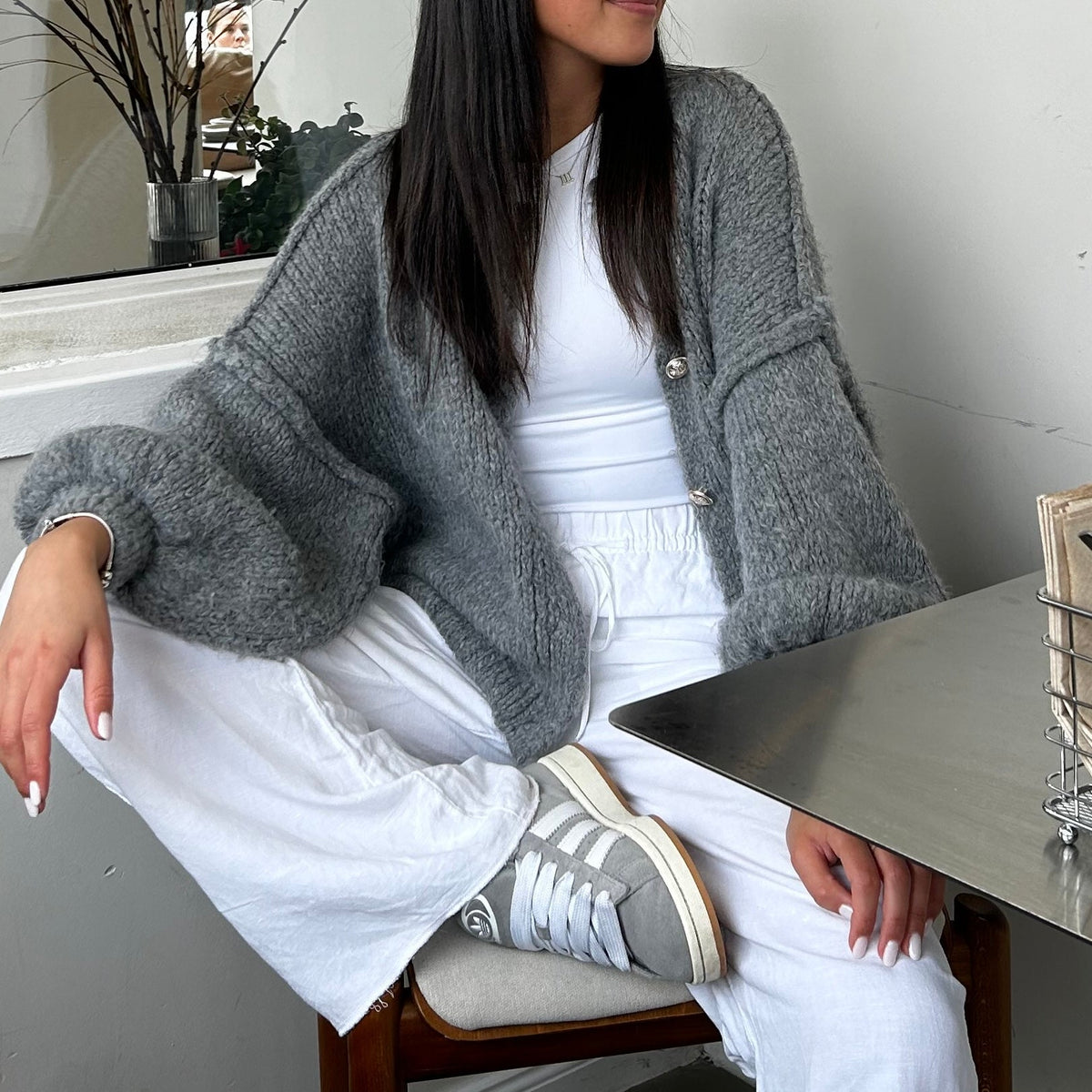 Cardigan Falda