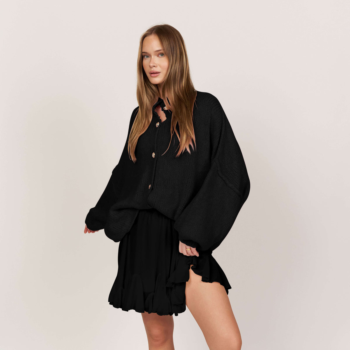 Cardigan Falda