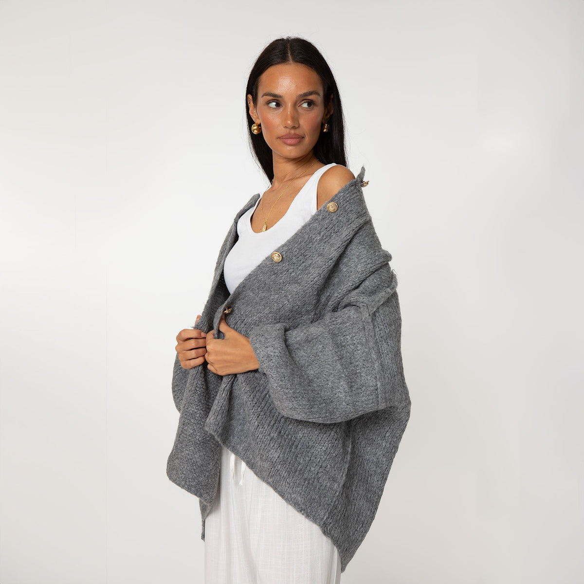 Cardigan Falda