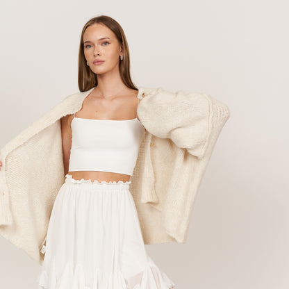 Cardigan Falda