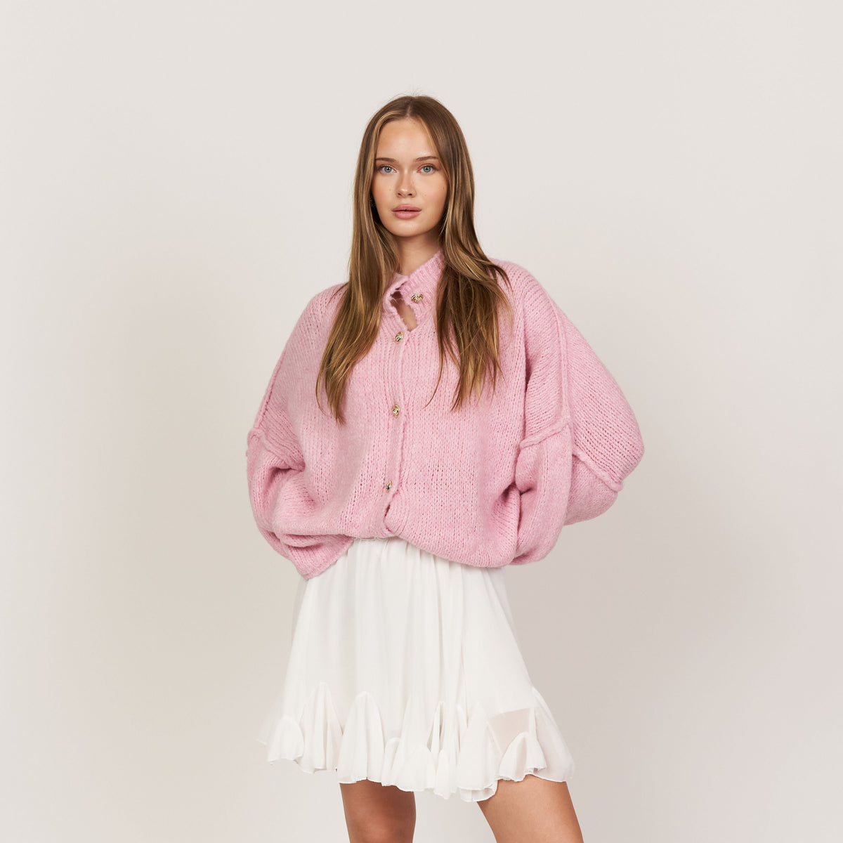 Cardigan Falda