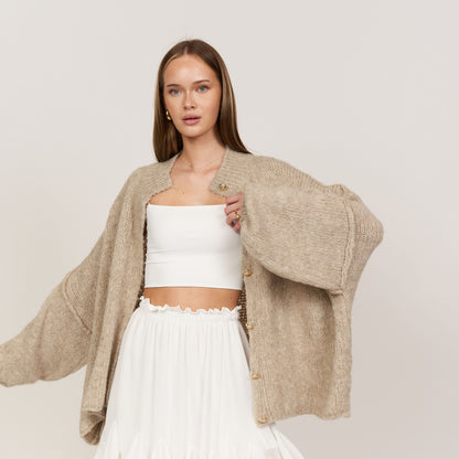 Cardigan Falda