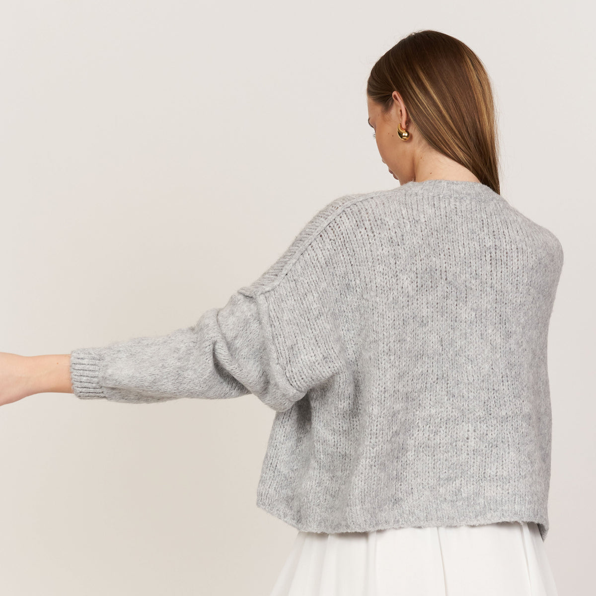 Oversized Cardigan Short "CozyGlam"