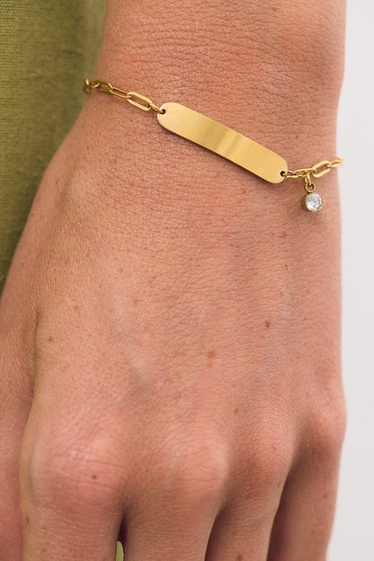 Pulsera de eslabones personalizable