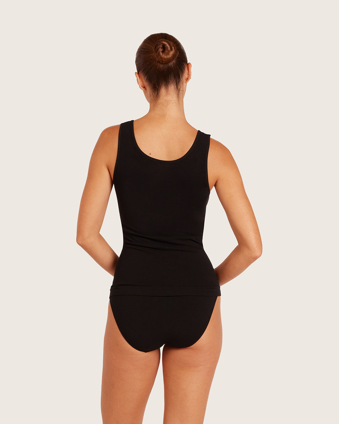 Camiseta sin mangas de capa base - Negra