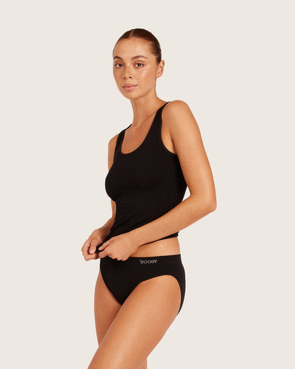Camiseta sin mangas de capa base - Negra