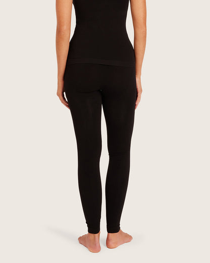 Leggings largos de primera capa - Negro
