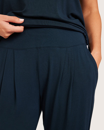 Pantalones de descanso Downtime - Azul medianoche