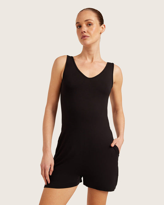 Romper corto - Negro