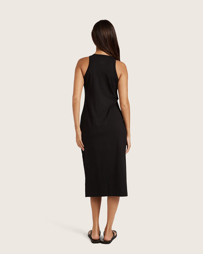 Vestido con espalda deportiva - Negro