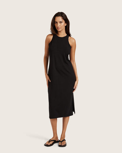 Vestido con espalda deportiva - Negro